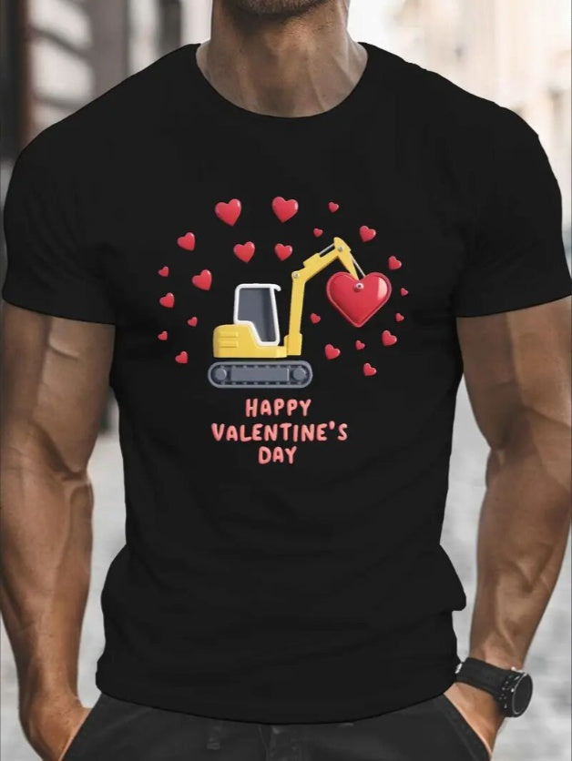 Love Valentine'S Day T-Shirt, Couple T-Shirt, Couple Christmas, Fashion Casual T-Shirt, Short-Sleeved T-Shirt - Funny Ask Tees