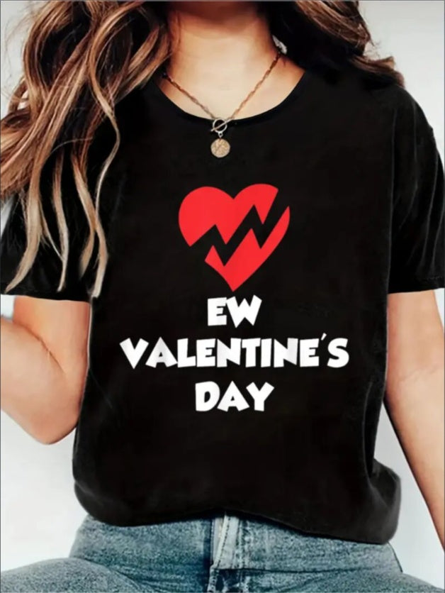 Love Valentine'S Day T-Shirt, Couple T-Shirt, Couple Christmas, Fashion Casual T-Shirt, Short-Sleeved T-Shirt - Funny Ask Tees