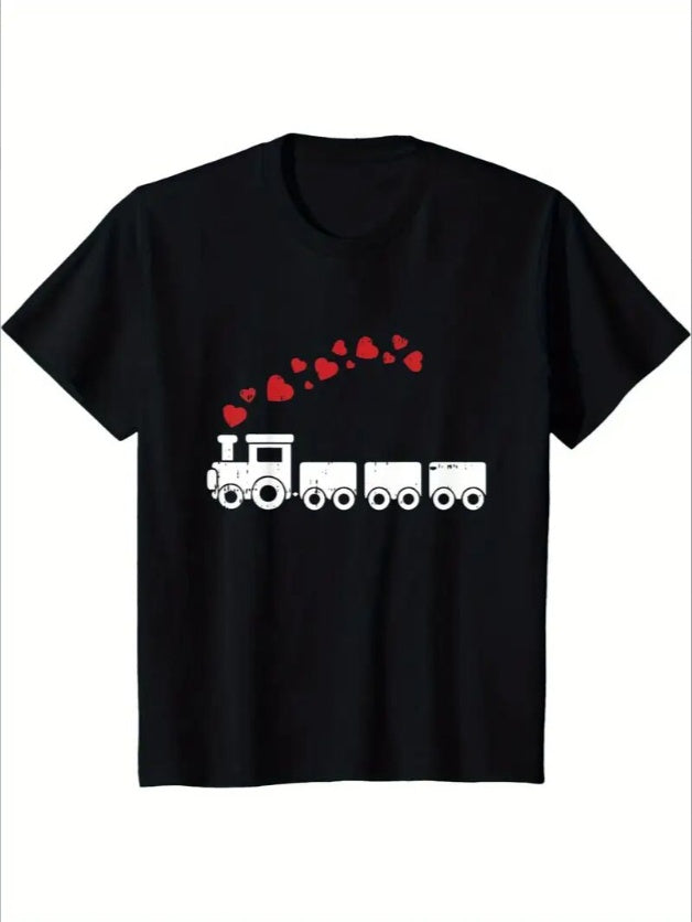 Love Valentine'S Day T-Shirt, Couple T-Shirt, Couple Christmas, Fashion Casual T-Shirt, Short-Sleeved T-Shirt - Funny Ask Tees