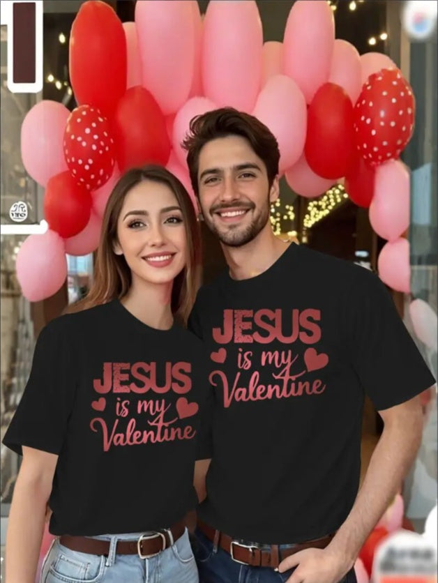 Love Valentine'S Day T-Shirt, Couple T-Shirt, Couple Christmas, Fashion Casual T-Shirt, Short-Sleeved T-Shirt - Funny Ask Tees