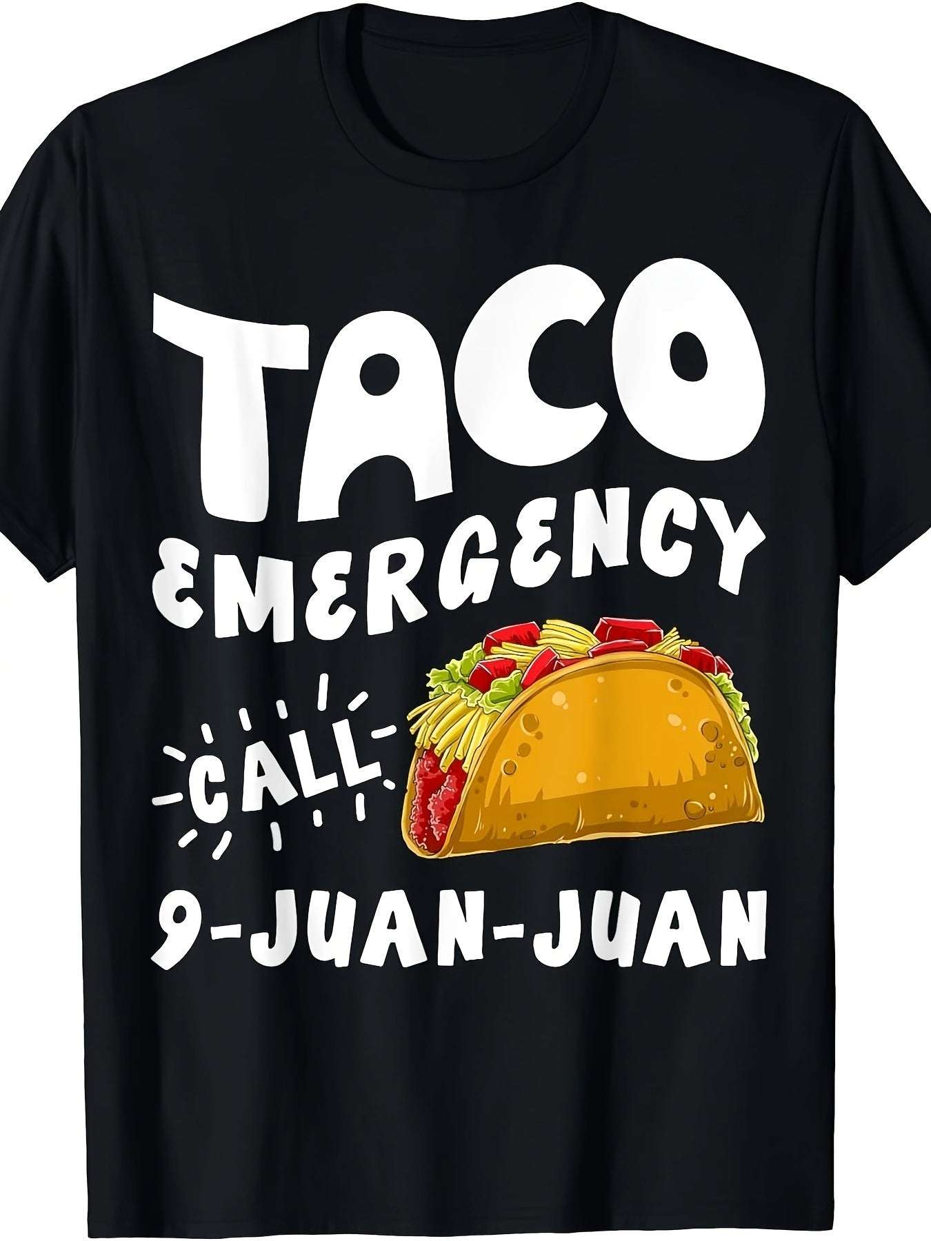 Taco Emergency Call 9 Juan Juan Funny May 5th Men's T-shirt - Funny Ask Tees