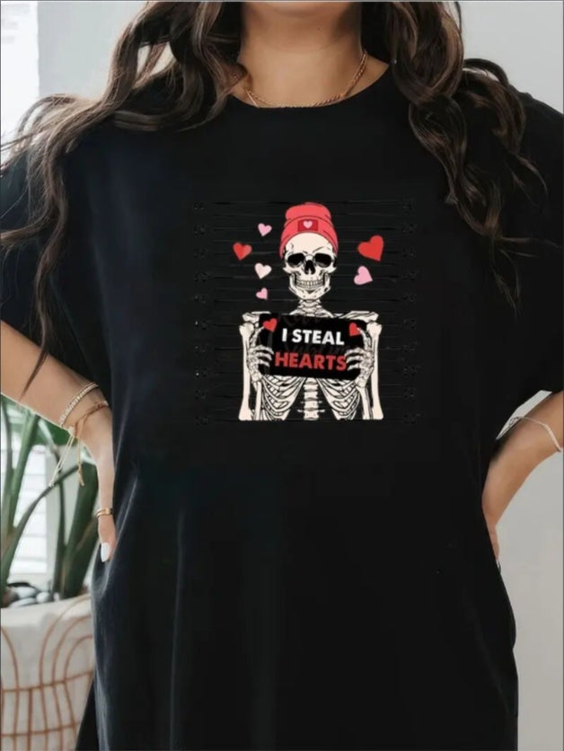 Love Valentine'S Day T-Shirt, Couple T-Shirt, Couple Christmas, Fashion Casual T-Shirt, Short-Sleeved T-Shirt - Funny Ask Tees