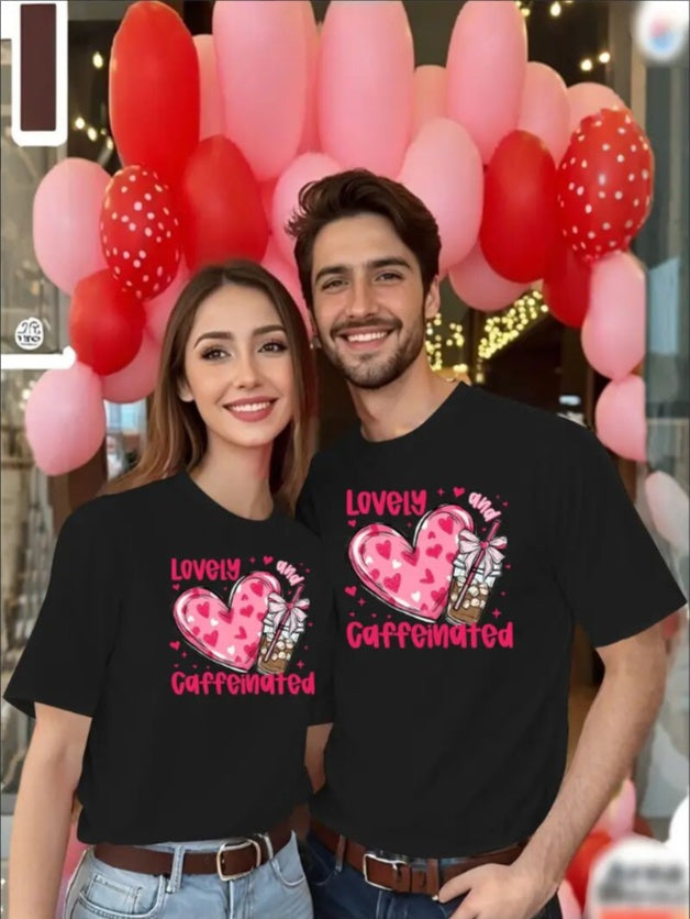 Love Valentine'S Day T-Shirt, Couple T-Shirt, Couple Christmas, Fashion Casual T-Shirt, Short-Sleeved T-Shirt - Funny Ask Tees